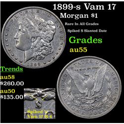 1899-s Vam 17 Morgan Dollar $1 Grades Choice AU