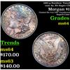 Image 1 : 1885-p Rainbow Toned vam 4a, R5 Super CD Morgan Dollar $1 Grades Choice Unc