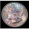 Image 2 : 1885-p Rainbow Toned vam 4a, R5 Super CD Morgan Dollar $1 Grades Choice Unc