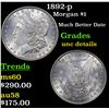 Image 1 : 1892-p Morgan Dollar $1 Grades Unc Details