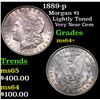 Image 1 : 1889-p Morgan Dollar $1 Grades Choice+ Unc