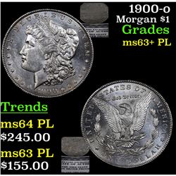 1900-o Morgan Dollar $1 Grades Select Unc+ PL