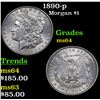 Image 1 : 1890-p Morgan Dollar $1 Grades Choice Unc