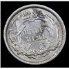 Image 3 : 1871-p Seated Liberty Half Dime 1/2 10c Grades BU+