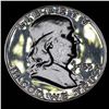 Image 4 : 1955 Franklin Half Dollar 50c Grades GEM++ Proof Cameo