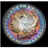 Image 2 : 1887/18-7-p Rainbow Toned Vam 11 Morgan Dollar $1 Grades Choice Unc