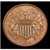 Image 2 : 1864 Two Cent Piece 2c Grades Select+ Unc BN