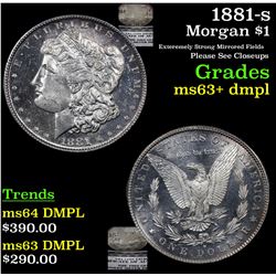 1881-s Morgan Dollar $1 Grades Select Unc+ DMPL