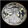 Image 4 : 1994 Rainbow Toned Silver Eagle Dollar $1 Grades GEM++ Proof Deep Cameo