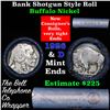 Image 1 : Buffalo Nickel Shotgun Roll in Old Bank Style 'Bell Telephone'  Wrapper 1926 & d Mint Ends