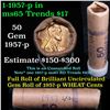 Image 1 : Uncirculated  1957-p Lincoln Cent 1c orig shotgun roll