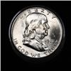 Image 2 : 1961-d Franklin Half Dollar 50c roll, 20 pieces