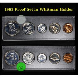 1963 Proof Set In Whitman Holder