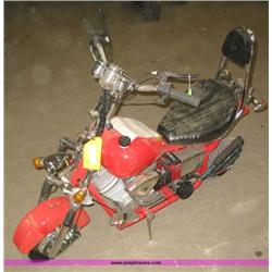 APC red 43cc gas chopper scooter