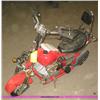 Image 1 : APC red 43cc gas chopper scooter