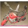 Image 1 : APC red 43cc gas chopper scooter