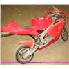 Image 1 : APC red 43cc gas sport bike style scoot