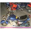 Image 1 : APC blue 43cc gas chopper scooter