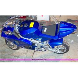 APC blue 43cc gas chopper scooter