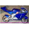 Image 2 : APC blue 43cc gas chopper scooter