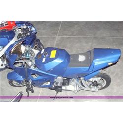 APC blue 43cc gas chopper scooter