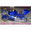 Image 1 : APC blue 43cc gas chopper scooter