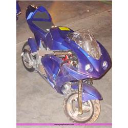 APC blue 43cc gas chopper scooter