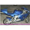 Image 1 : APC blue 43cc gas chopper scooter