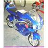 Image 1 : APC blue 43cc gas chopper scooter