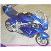 Image 1 : APC blue 43cc gas chopper scooter