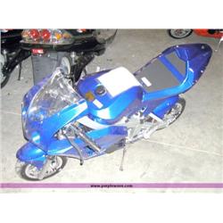 APC blue 43cc gas chopper scooter