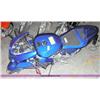 Image 1 : APC blue 43cc gas chopper scooter