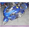 Image 1 : APC blue 43cc gas chopper scooter