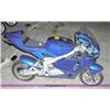 Image 1 : APC blue 43cc gas chopper scooter