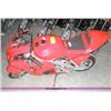 Image 1 : APC red 43cc gas chopper scooter