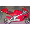 Image 1 : APC red 43cc gas chopper scooter