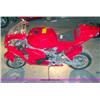 Image 1 : APC red 43cc gas chopper scooter