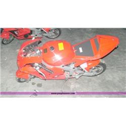 APC red 43cc gas chopper scooter