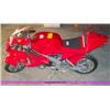 Image 1 : APC red 43cc gas chopper scooter