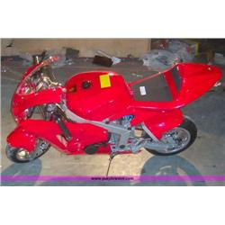 APC red 43cc gas chopper scooter