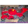 Image 1 : APC red 43cc gas chopper scooter