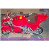 Image 1 : APC red 43cc gas chopper scooter