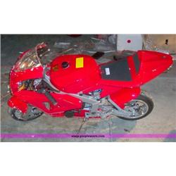 APC red 43cc gas chopper scooter