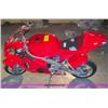 Image 1 : APC red 43cc gas chopper scooter