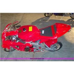 APC red 43cc gas chopper scooter