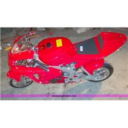 APC red 43cc gas chopper scooter