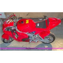 APC red 43cc gas chopper scooter