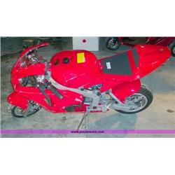 APC red 43cc gas chopper scooter