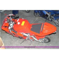 APC red 43cc gas chopper scooter