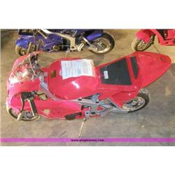 APC red 43cc gas chopper scooter